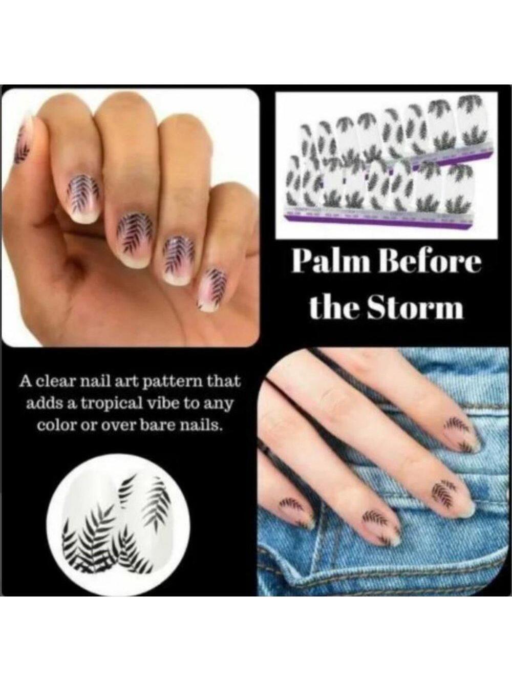 Color Street - Palm Before the Storm - Clear Overlay - RETIRED